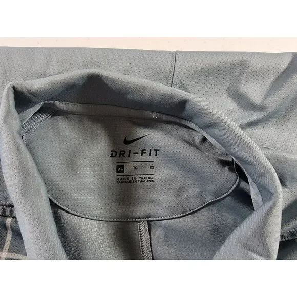 Nike Dri Fit Windowpane Men's Polo Shirt - XL - Picture 5 of 7